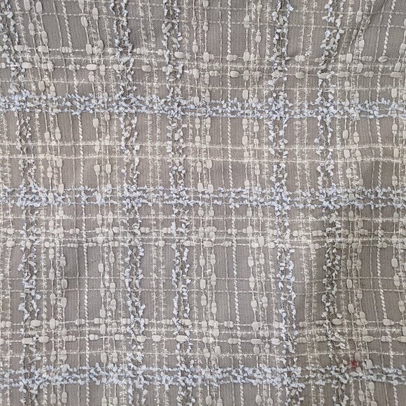 Grey and blue designer fabric for Chanel style jacket or suit (Linton Tweeds) - Picture 2 of 4